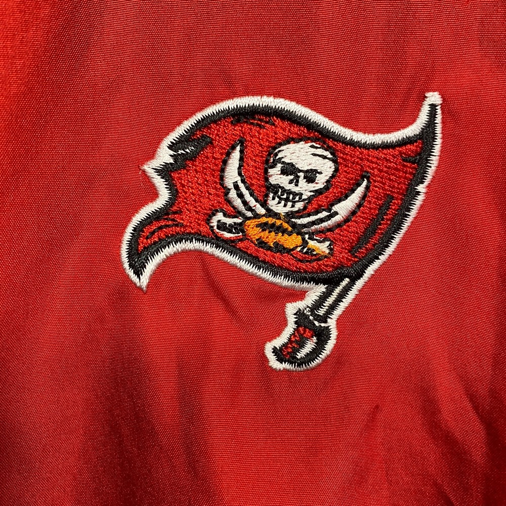 Vintage Reebok NFL Tampa Bay Buccaneers Colorblock SI Windbreaker Mens XL - Picture 3 of 10